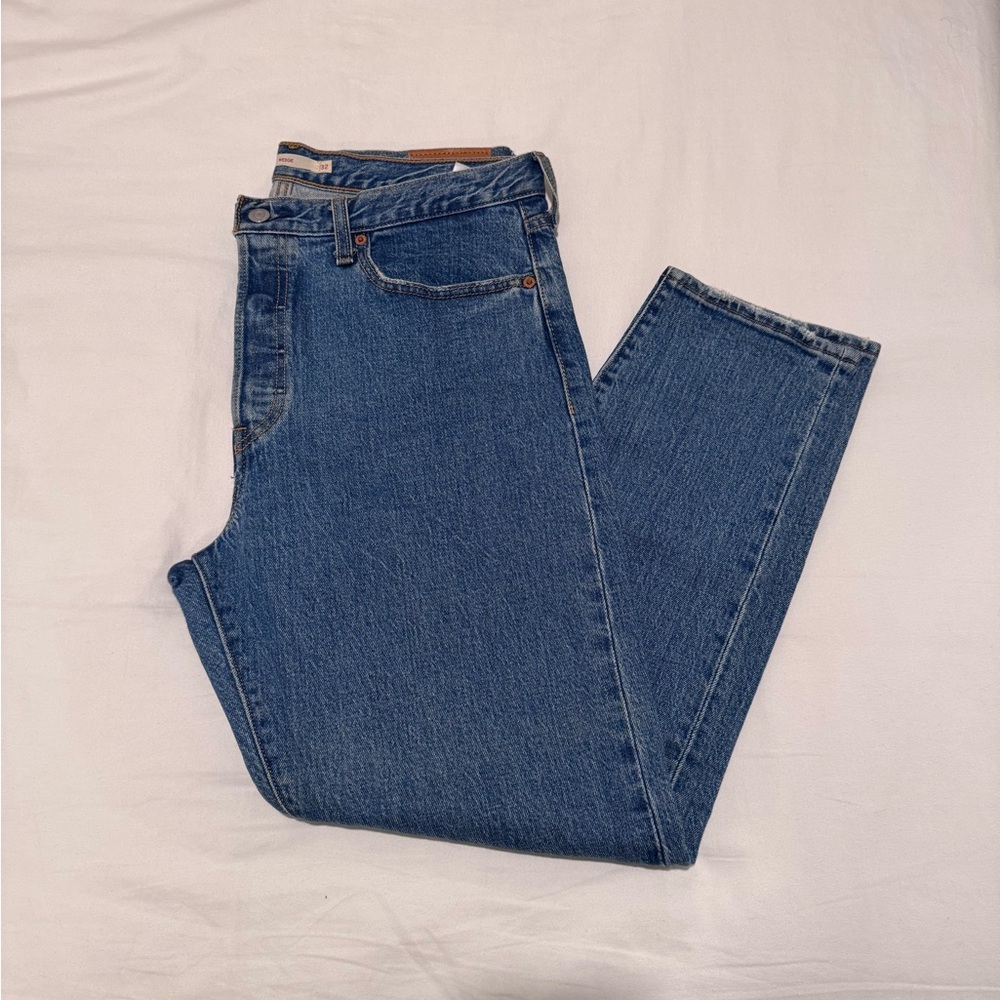 Levi's Blue Straight Leg Jeans Classic Denim
